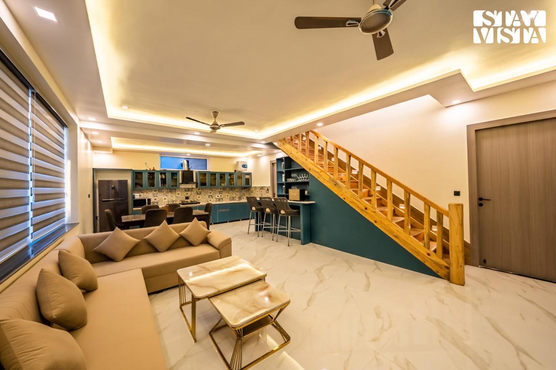 Stayvista At Sunset Springs With Pool & Views Nainital Extérieur photo